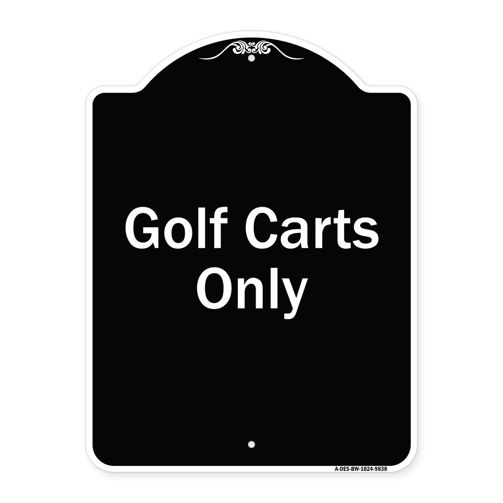 Golf Carts Only