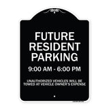 Future Resident Parking 9:00 To 6:00