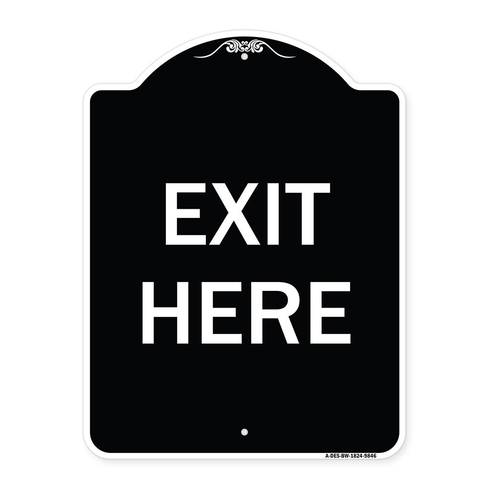 Exit Here