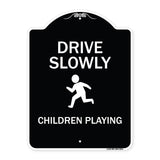 Drive Slowly Children Playing