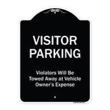 Visitor Parking Violators Will Be Towed Away At Vehicle Owner's Expense