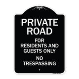 Private Road For Residents And Guests Only No Trespassing