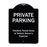 Private Parking, Violators Towed Away