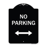 No Parking With Bidirectional Arrow