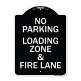 No Parking Loading Zone & Fire Lane