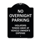 No Overnight Parking