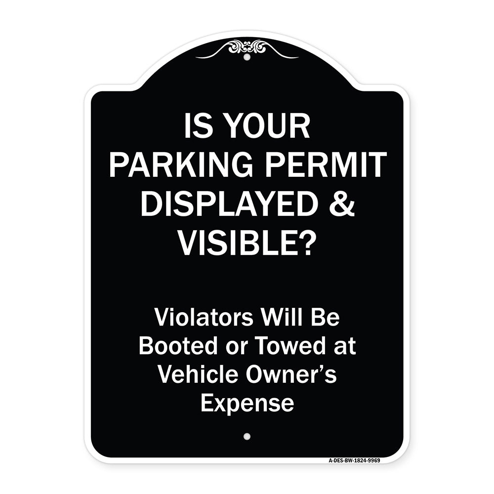 Is Your Parking Permit Displayed & Visible