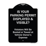 Is Your Parking Permit Displayed & Visible