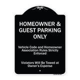 Homeowner & Guest Parking Only