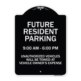Future Resident Parking 9:00 - 6:00