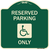 With NY Compliance Reserved Parking Only (With Access Icon)