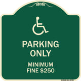 With Modified Isa Icon Parking Only Minimum Fine $250