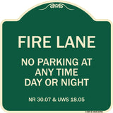 Wisconsin Fire Lane No Parking at Anytime Day or Night