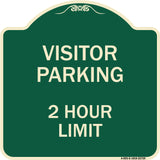 Visitor Parking Sign Visitor Parking 2 Hour Limit