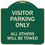 Visitor Parking Only All Others Will Be Towed