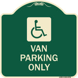 Van Parking Only (With Handicap Symbol)