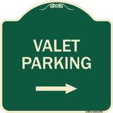Valet Parking with Right Arrow