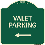 Valet Parking with Left Arrow
