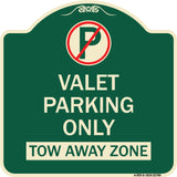 Valet Parking Only Tow Away Zone