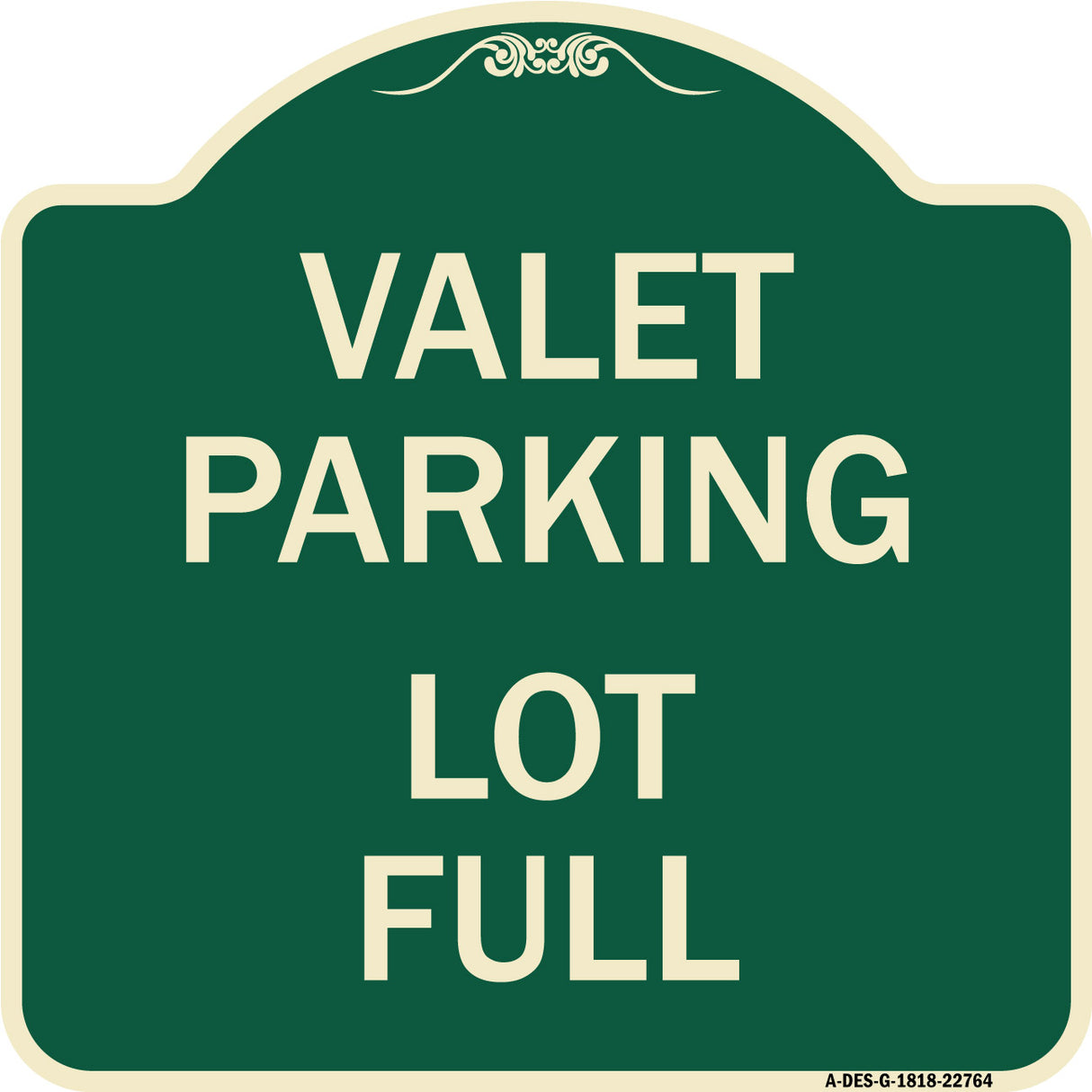 Valet Parking Lot Full