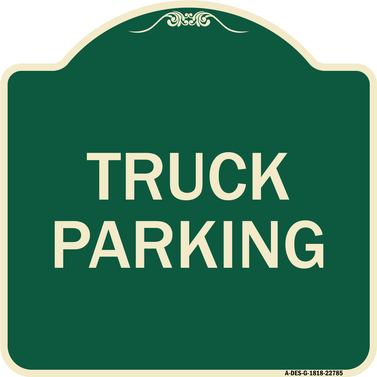 Truck Sign Truck Parking