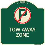 Tow Away Zone (No Parking Symbol)
