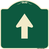 Straight Thru Sign - Straight Thru (Symbol) Sign
