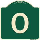 Sign with Letter O