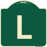 Sign with Letter L