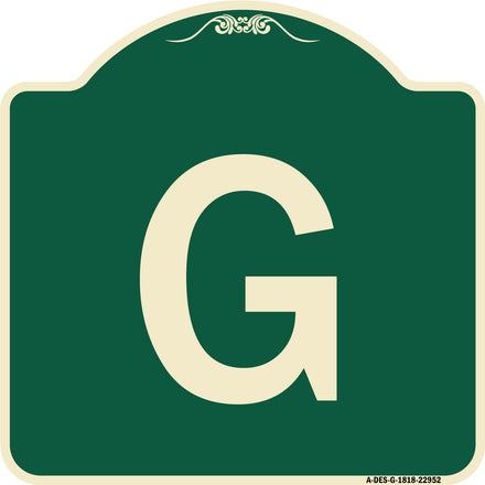 Sign with Letter G