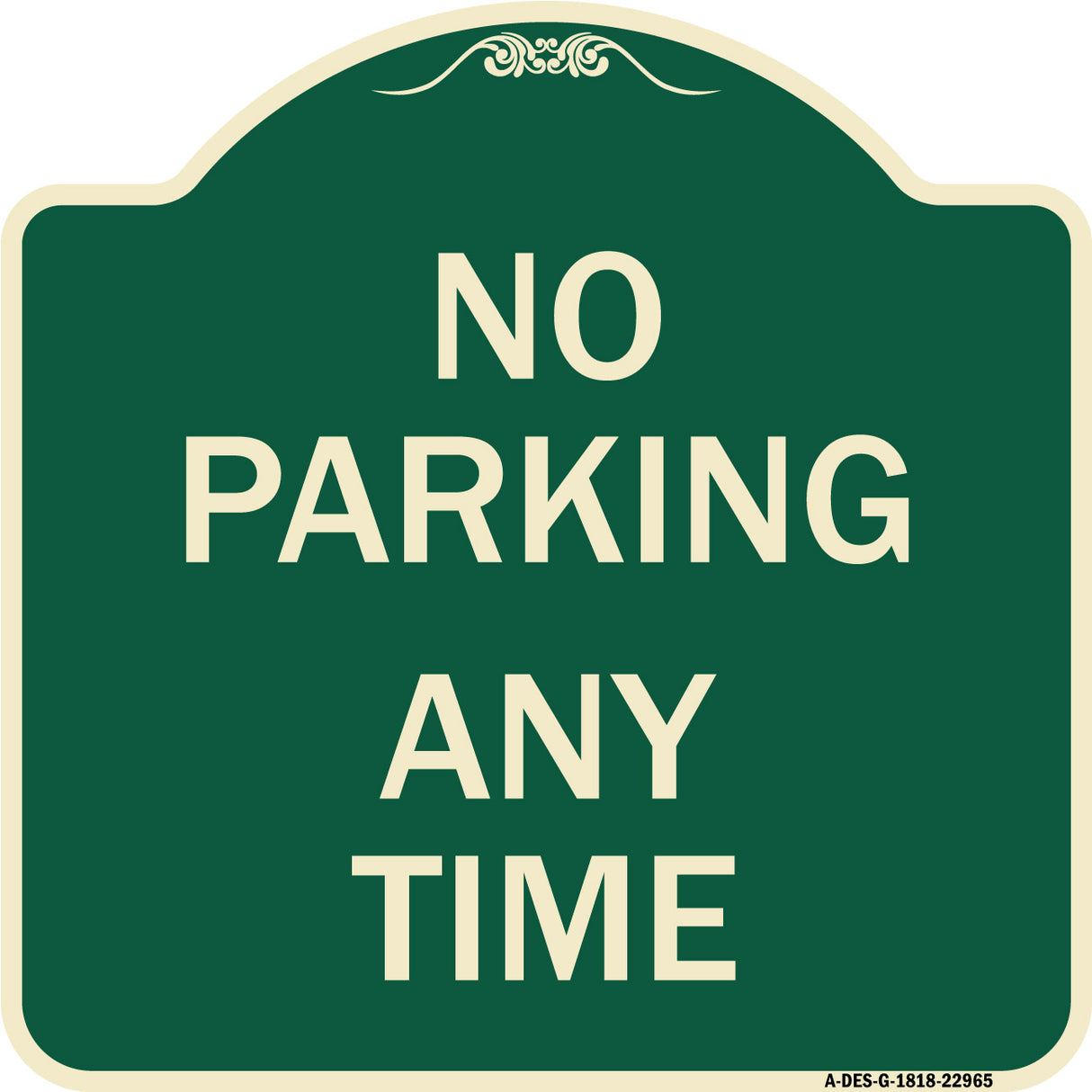 No Parking Anytime