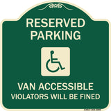 Reserved Parking Van Accessible Violators Will Be Fined (With Graphic)