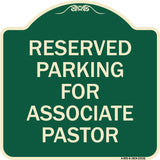 Reserved Parking for Associate Pastor