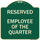 Reserved Parking Employee of the Quarter