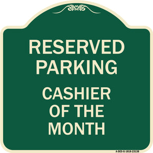 Reserved Parking Cashier of the Month