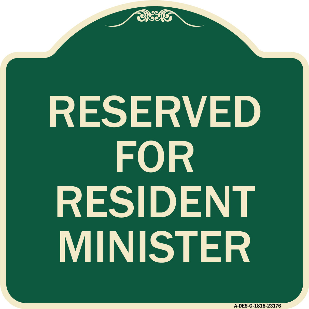 Reserved for Resident Minister