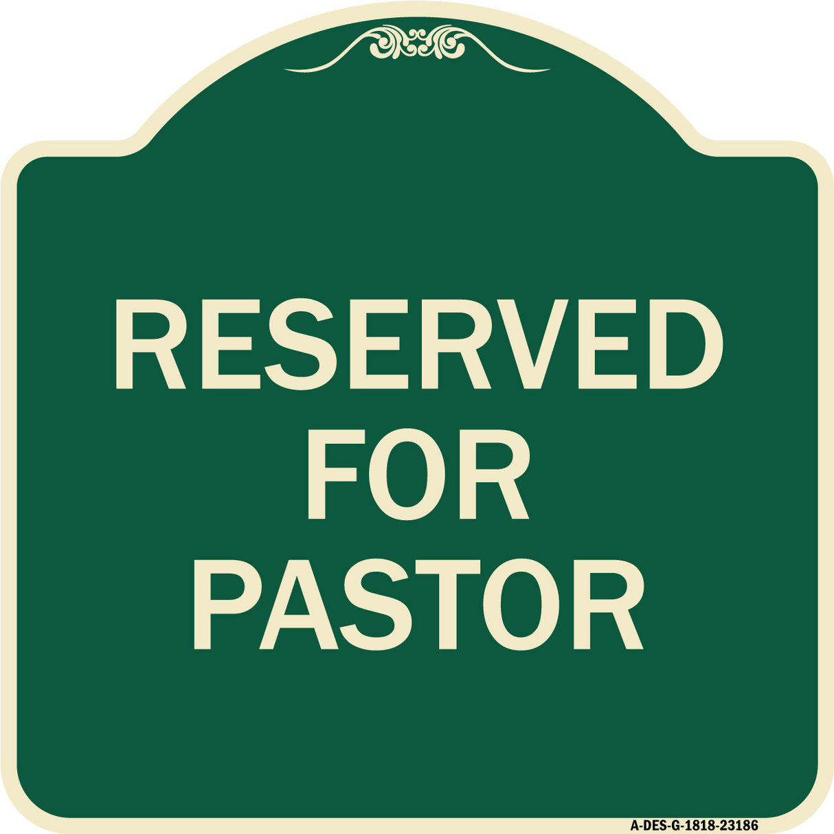 Reserved for Pastor