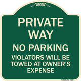 Private Way Violators Will Be Towed Away