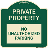 Private Property - No Unauthorized Parking