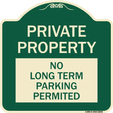 Private Property - No Long-Term Parking Permitted