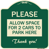 Please - Allow Space for 2 Cars to Park Here Thank You!