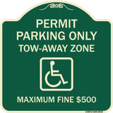 Permit Parking Only Tow-Away Zone Maximum Fine