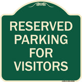 Parking Space Reserved Sign Parking Reserved for Visitors