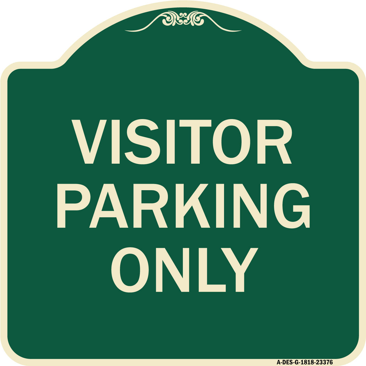Parking Reserved Sign Visitor Parking Only