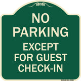 Parking Reserved for Guests Only