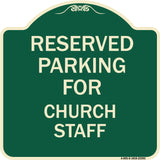 Parking Reserved for Church Staff