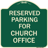 Parking Reserved for Church Office