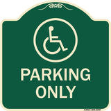 Parking Only (With New Access Symbol)