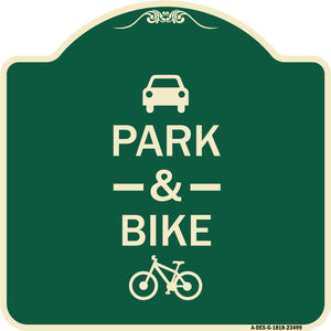 Park & Ride (With Bicycle Graphic