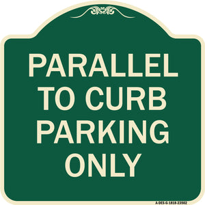 Parallel to Curb Parking Only